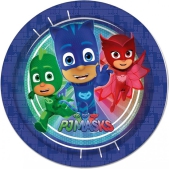 8 kartonnen bordjes PJMasks™ Pyjamahelden