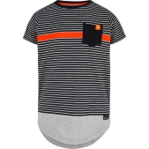 Retour Jeans T-shirt - Light Grey Melange - Maat 146/152