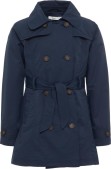 Name it Meisjes Trenchcoat - Dark Sapp - Maat 146 