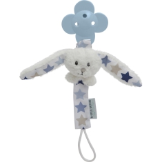 Little Dutch Konijn Mixed Stars Blauw Spenenketting