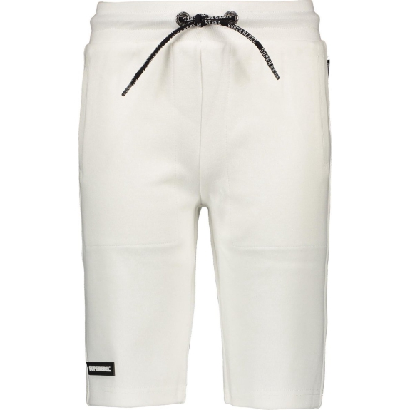 SuperRebel Jongens interlock short - White - Maat 128