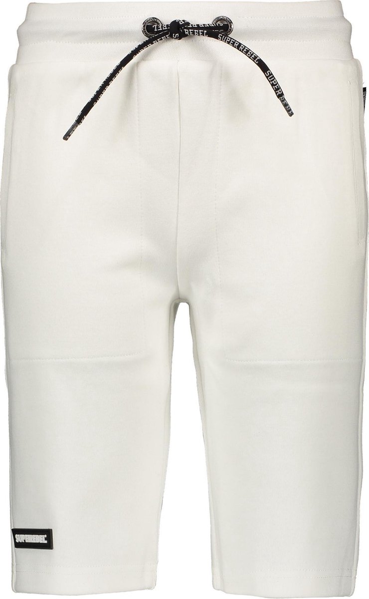 Jongens interlock short - White - Maat 128