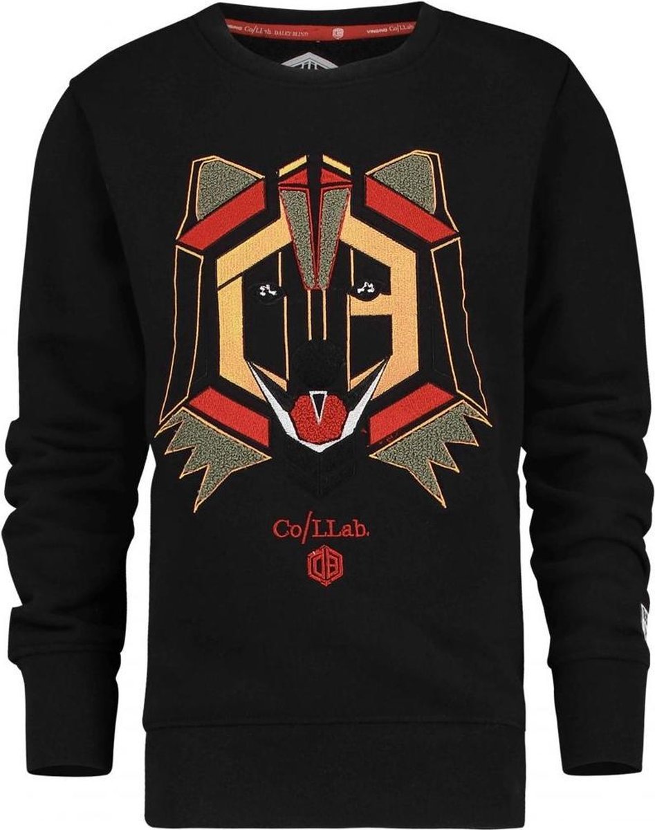 Sweatshirt Nethino - Deep Black - Maat 116
