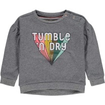 Tumble 'N Dry Sweatshirt Jeel Grey Middle Melange - Maat