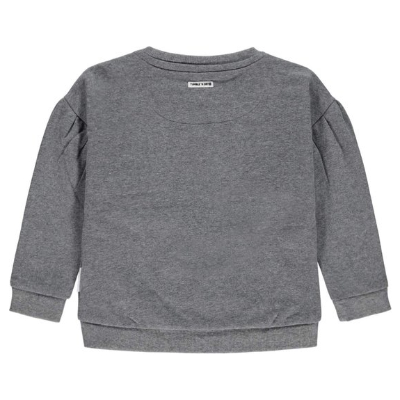 Tumble 'N Dry Sweatshirt Jeel Grey Middle Melange - Maat