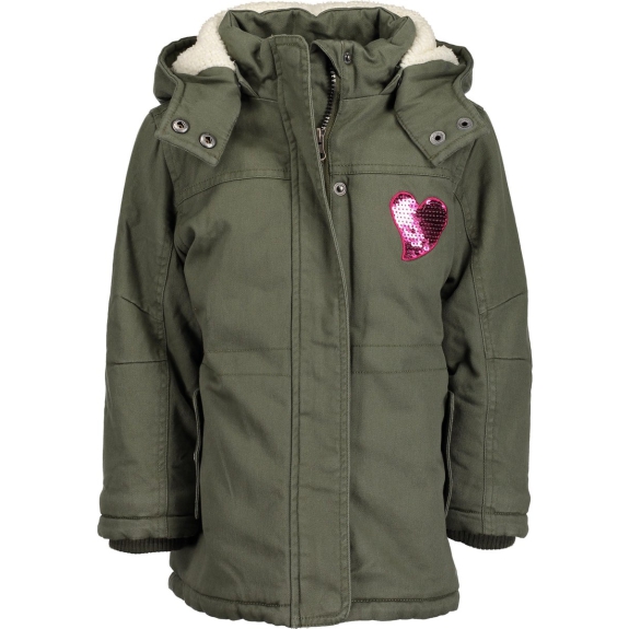 Blue Seven Meisjes Jas - khaki - Maat 104 