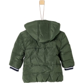 s.Oliver Jongens Winterjas - donkergroen - Maat 86