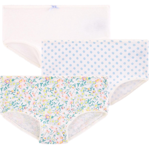 Petit Bateau 3pack meisjes onderbroeken - Maat 128cm