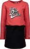Moodstreet Meisjes Sportieve jurk - Rood - Maat 134/140