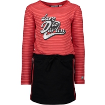 Moodstreet Meisjes Sportieve jurk - Rood - Maat 134/140