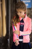B.Nosy Meisjes Vest - Festival pink - Maat 134/140