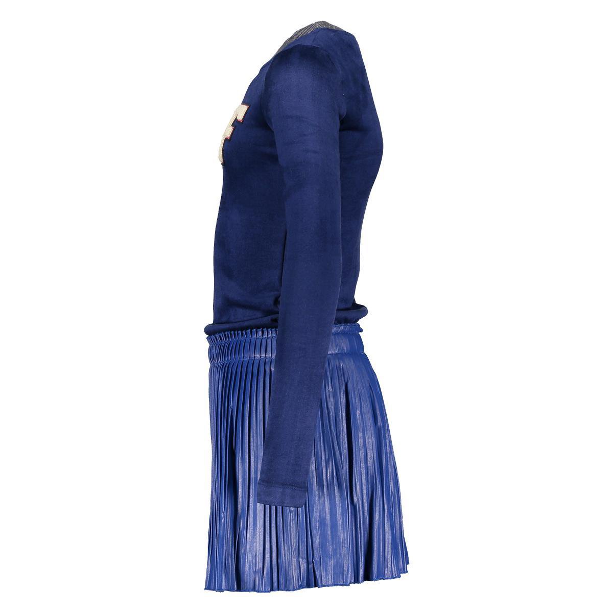 Meisjes Jurk - cobalt - Maat 98 - afbeelding 4