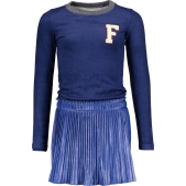 Like Flo Meisjes Jurk - cobalt - Maat 98