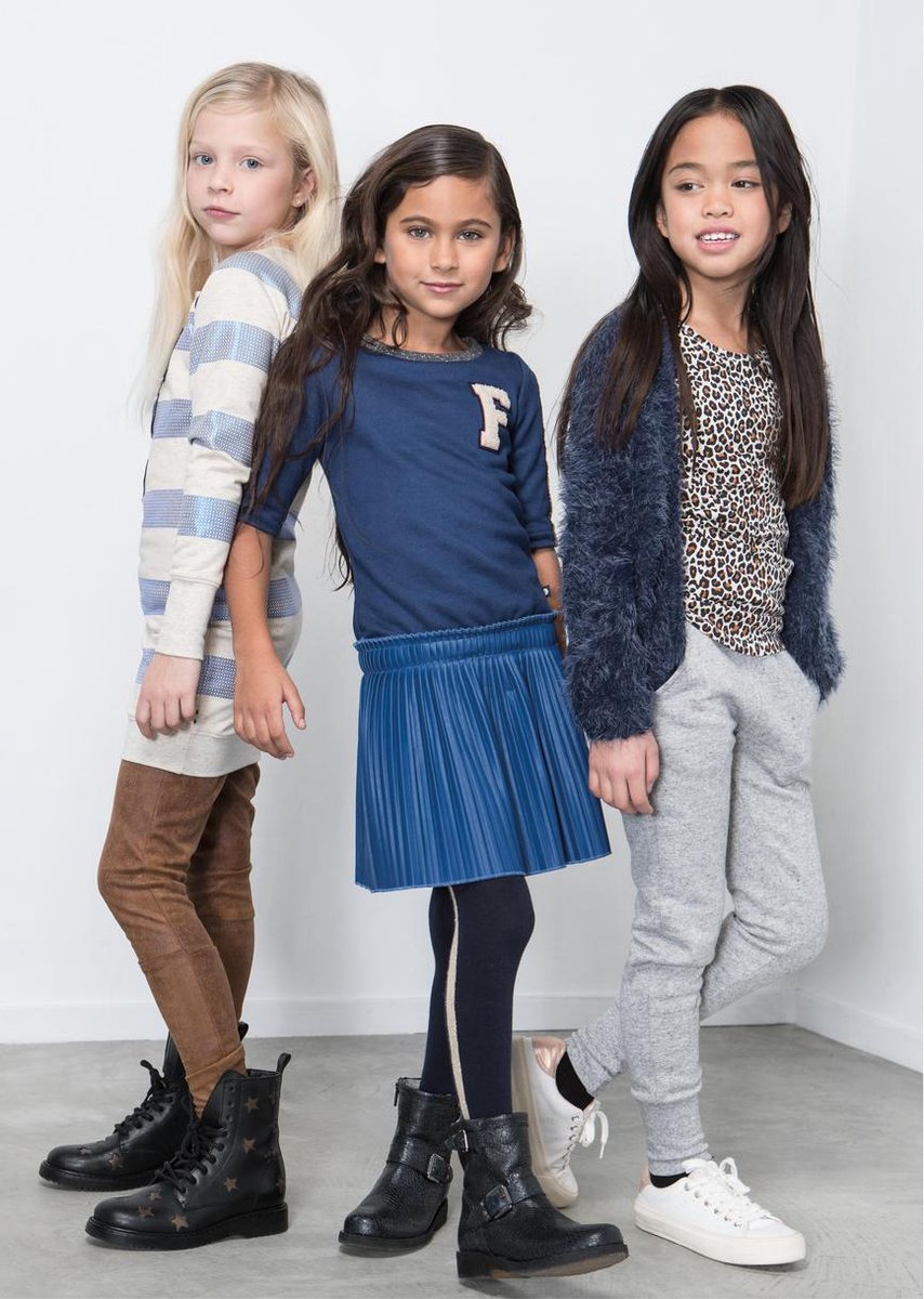 Meisjes Jurk - cobalt - Maat 98 - afbeelding 2
