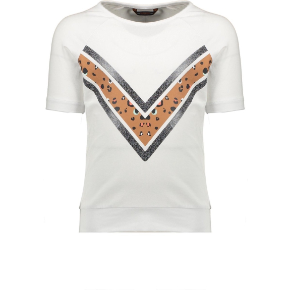 NONO Shirt Kamou- Wit - Maat 122/128