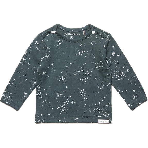 Noppies Unisex T-shirt Gale - Dark Slate - Maat 44