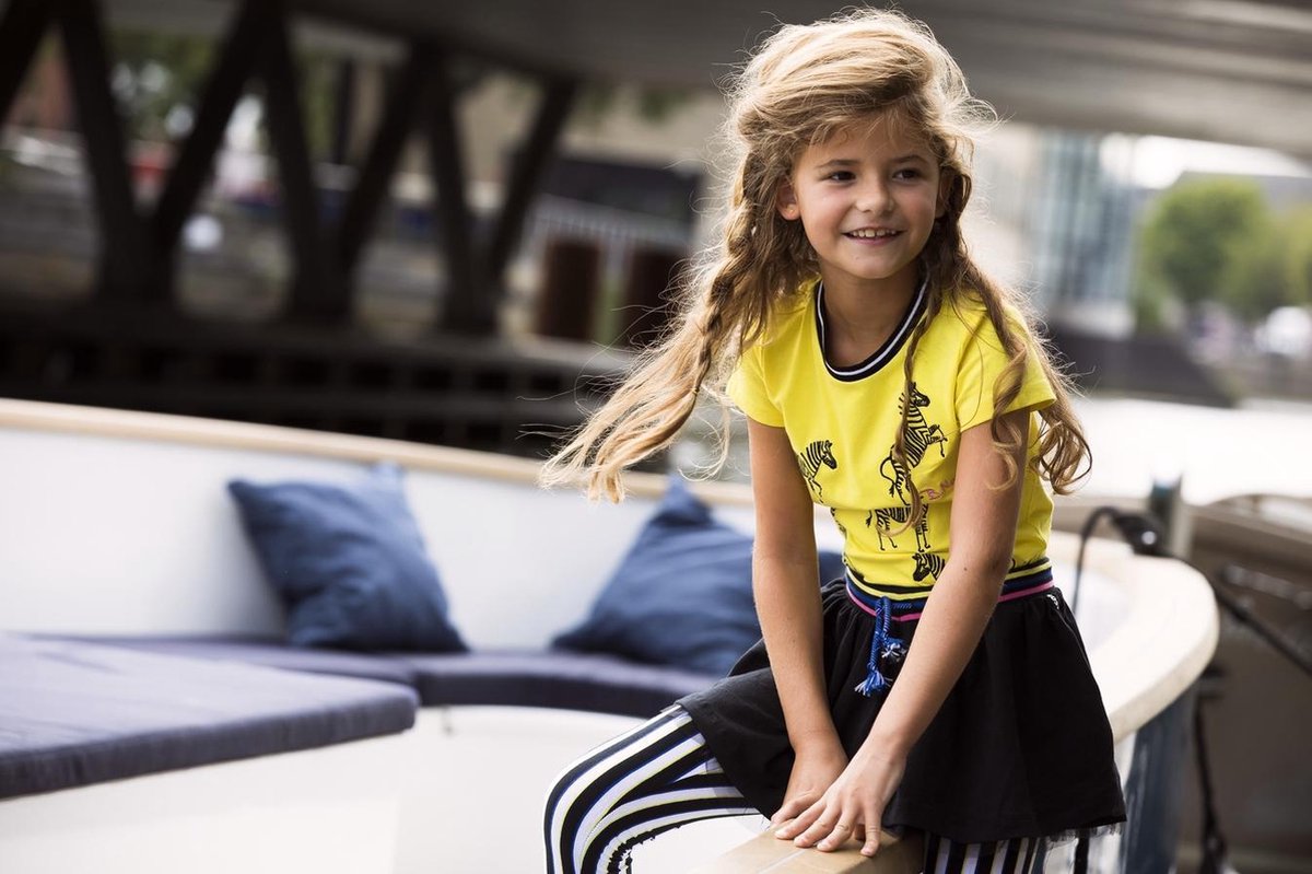 Meisjes T-shirt - Lemon - Maat 134/140 - afbeelding 3