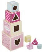 Little Dutch Houten Stapelblokken Pink Blossom