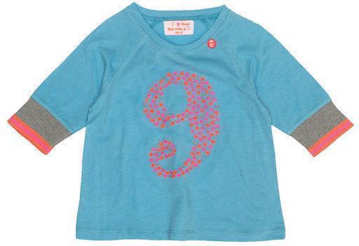 T-shirt - Blauw - Maat 104