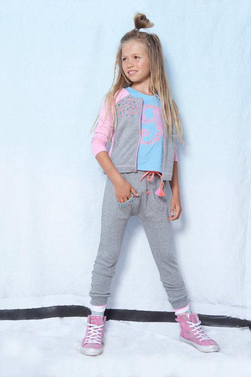 T-shirt - Blauw - Maat 104 - afbeelding 2