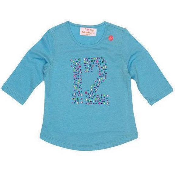 MIM-PI T-shirt - Blauw - Maat 104