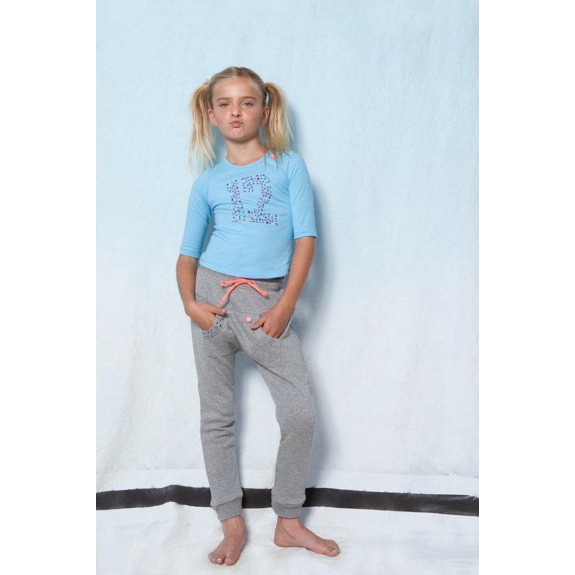 MIM-PI T-shirt - Blauw - Maat 104