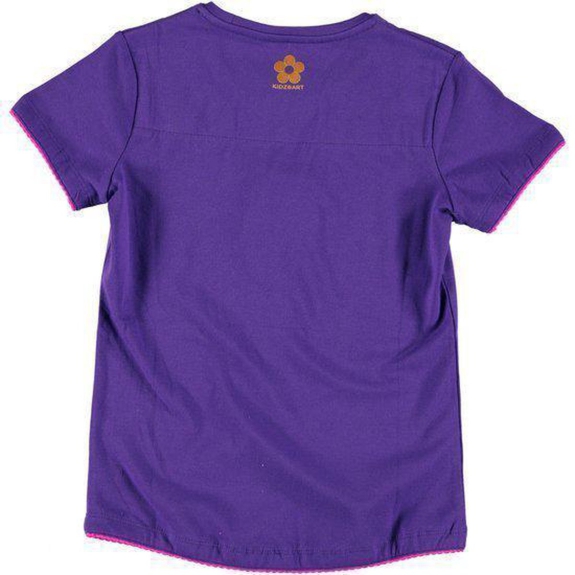 Kidz-art Meisjes T-shirt - Blue - Maat 98