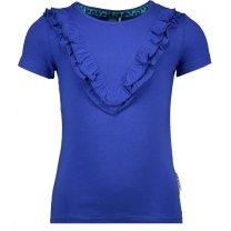 B.Nosy Meisjes T-shirt - Princess blue - Maat 122/128