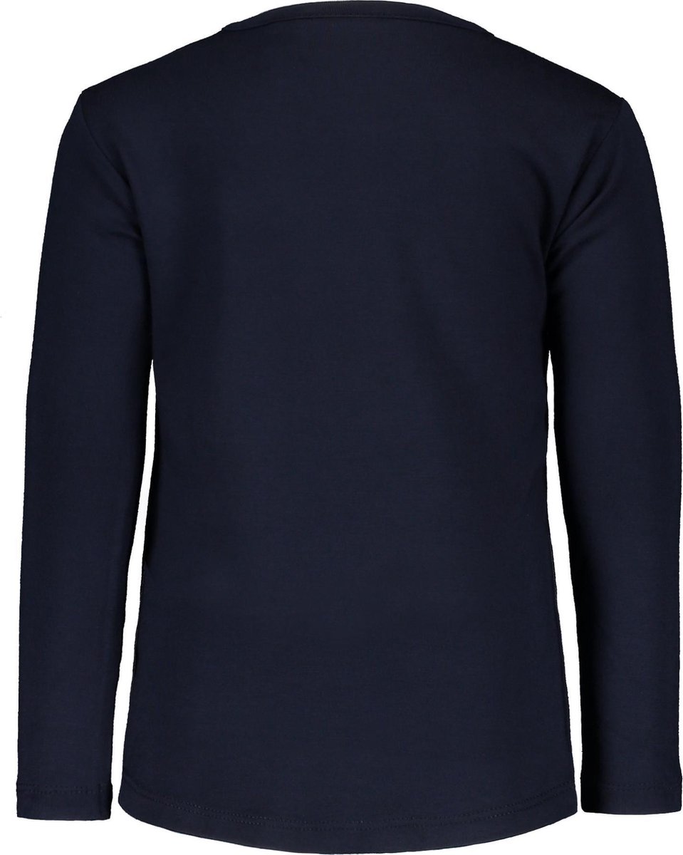 Meisjes Shirt lange mouw donkerblauw - Maat 86 - afbeelding 2