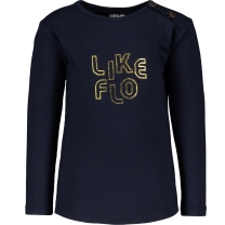 Like FLO Meisjes Shirt lange mouw donkerblauw - Maat 86