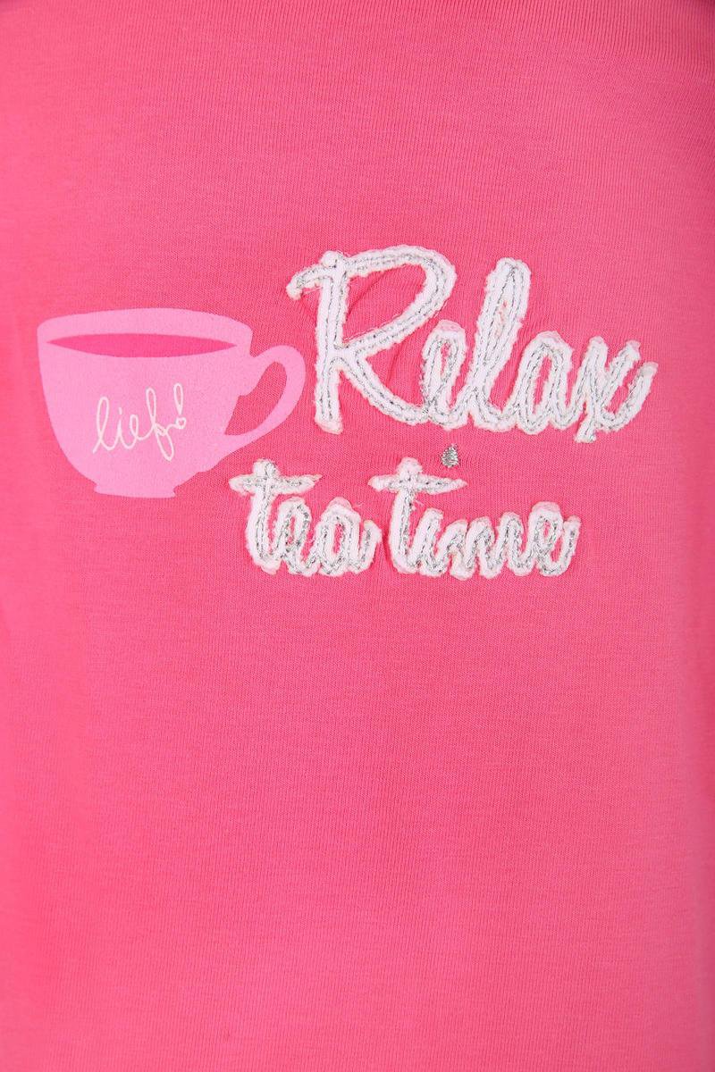 Meisjes T-shirt Relax Tea Time Roze - Maat 116 - afbeelding 3
