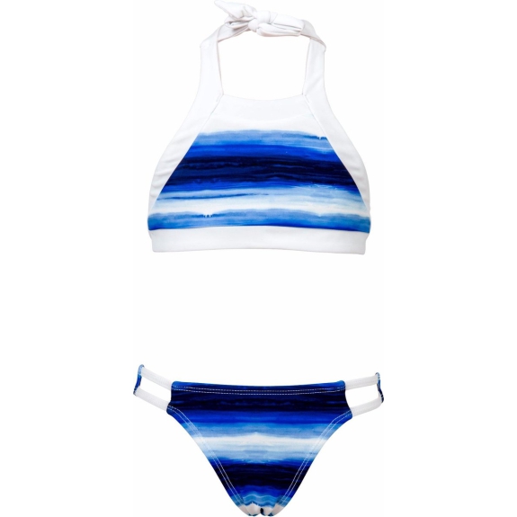 Snapper Rock - Bikini Ombre Stripe Blauw - Maat 164-170