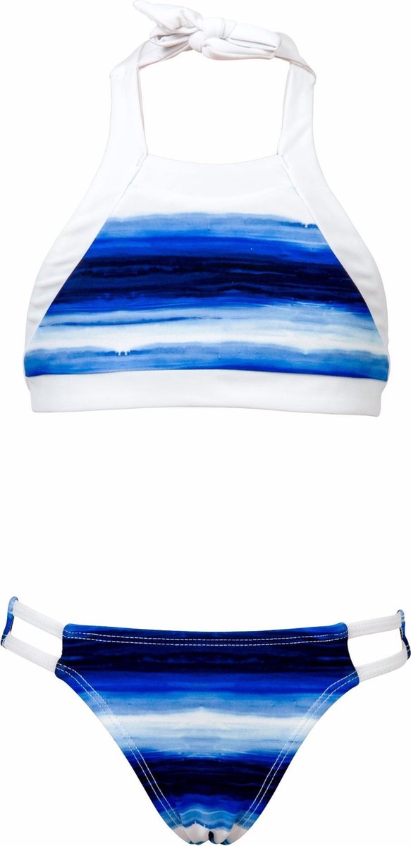 Bikini Ombre Stripe Blauw - Maat 164-170