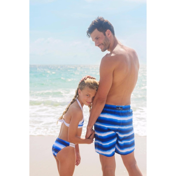 Snapper Rock - Bikini Ombre Stripe Blauw - Maat 164-170