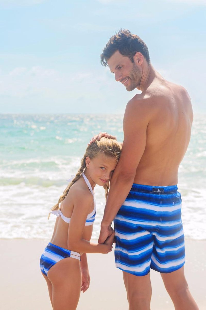 Bikini Ombre Stripe Blauw - Maat 164-170 - afbeelding 3