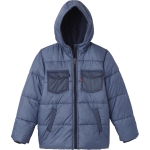 Kids Jongens Jas - Indigo - Maat 128