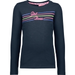 Meisjes Longsleeve - ink blauw - Maat 146/152