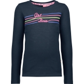 B.Nosy Meisjes Longsleeve - ink blauw - Maat 146/152