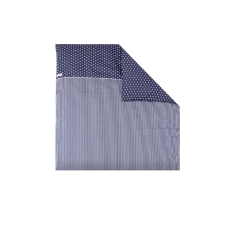Little Dutch Wieg dekbedovertrek blauw ster