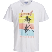 Jack&Jones Junior Jongens T-shirt - White - Maat 128