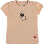 Meisjes T-shirt print - light pink - Maat 68