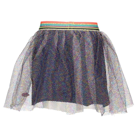 Kidz-Art Meisjes Rok - gold zig zag - Maat 98