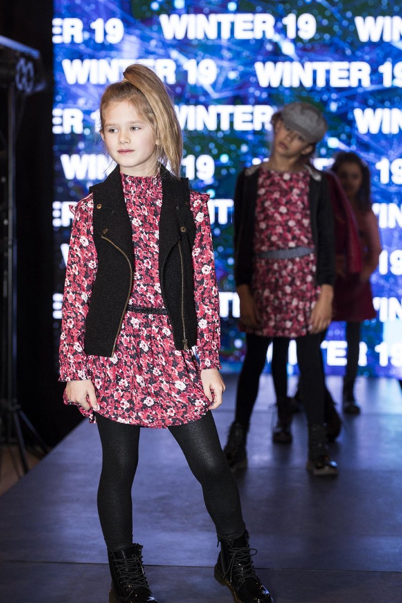 Meisjes Jurk - flower - Maat 140 - afbeelding 4