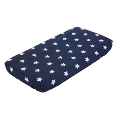 Little Dutch Hoeslaken 1 persoons blauw met grote ster
