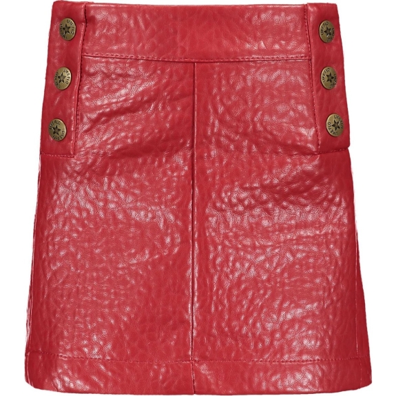 Like FLO Meisjes Imitatie leer rokje - bruin - Maat 140