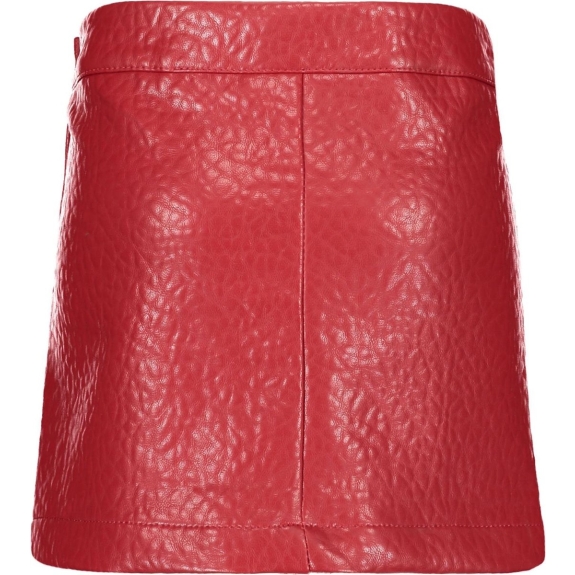 Like FLO Meisjes Imitatie leer rokje - bruin - Maat 140