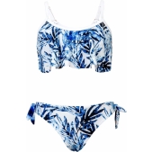 Snapper Rock UV-werende Bikini Ombre Leaf - Maat 170/176