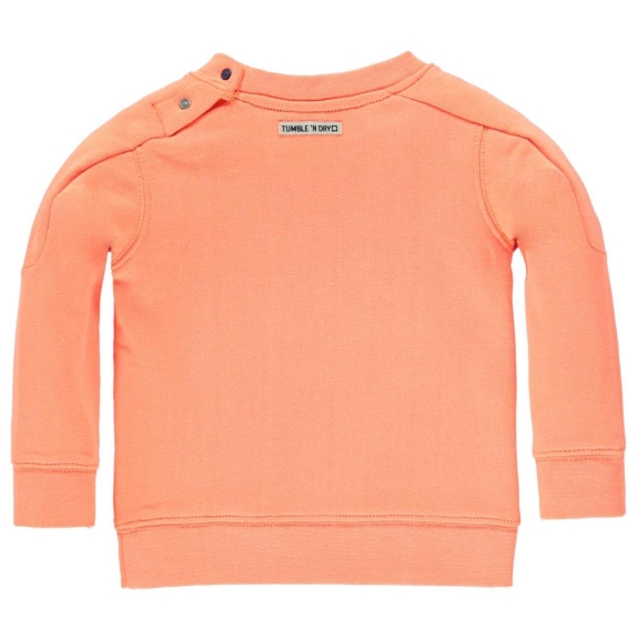 Tumble 'n dry Jongens Trui - signal orange - Maat 74