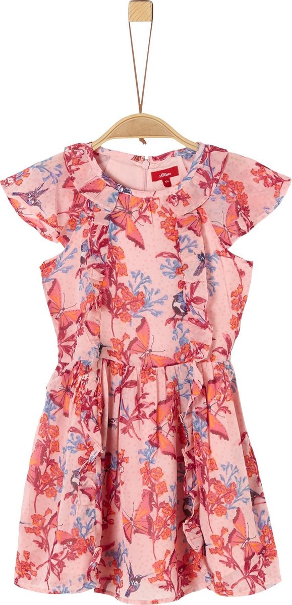 Meisjes Jurk roze - Maat 140