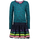 Meisjes Jurk - lagoon zebra - Maat 92